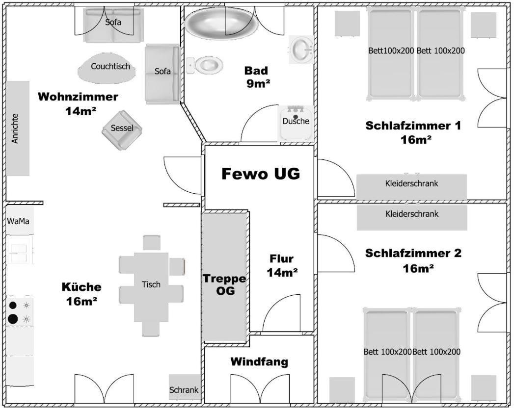 Ferienwohnung Landliebe Leer Exterior foto